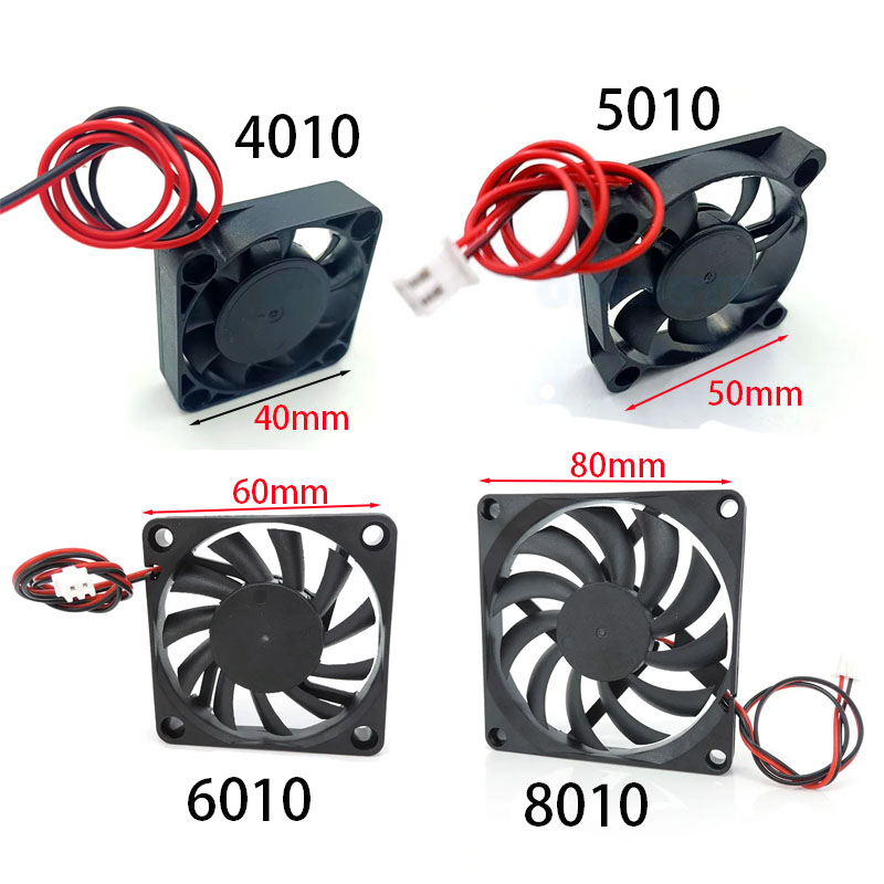 Extruder - Вентилятор охлаждения 5 В, 12 В,