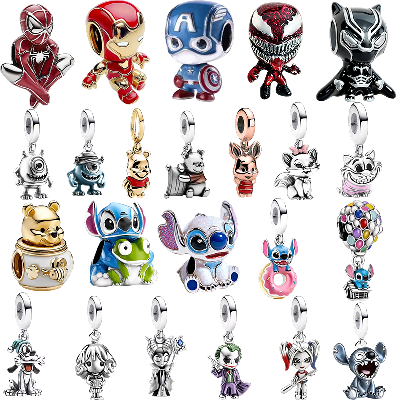 Cobra Extruder - Бусины-шармы Stitch, Marvel, Monsters, Inc. для