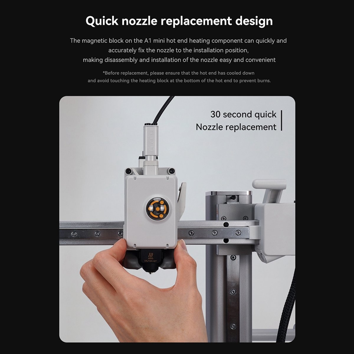 Hotend Assembly - Комплект хотэнда DT1410 для A1/A1 Mini:
