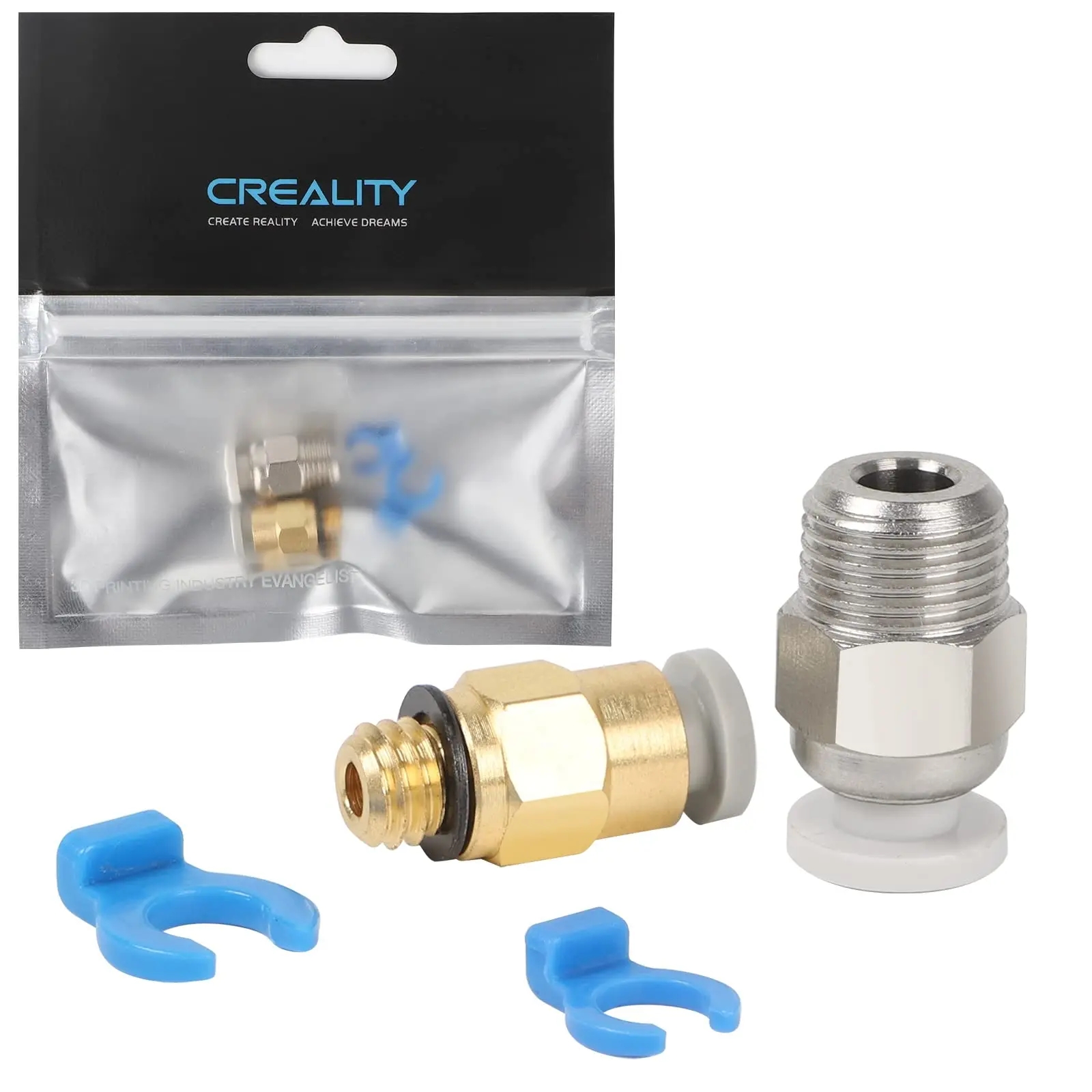 Bowden Tube - Официальные пневматические фитинги Creality PC4-M6 и