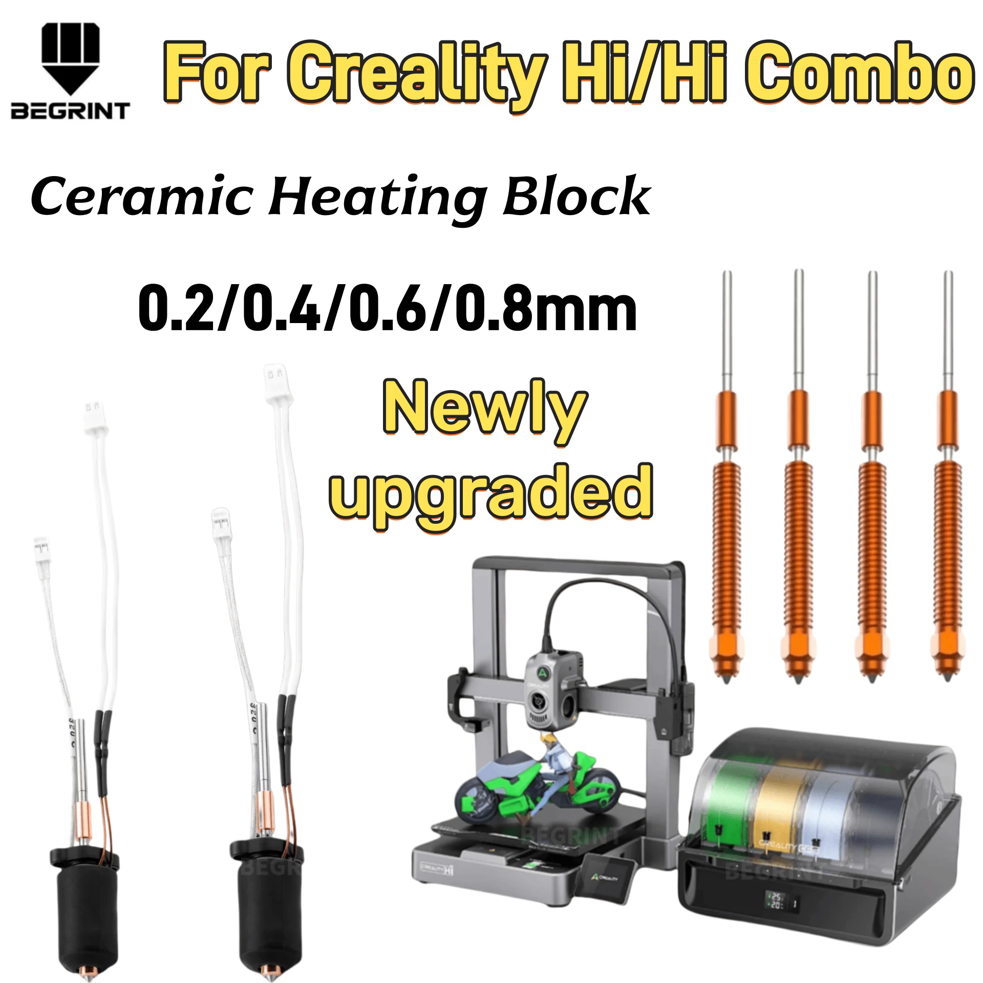 Hotend Assembly - Высокотемпературный керамический нагревательный элемент (хотэнд) для