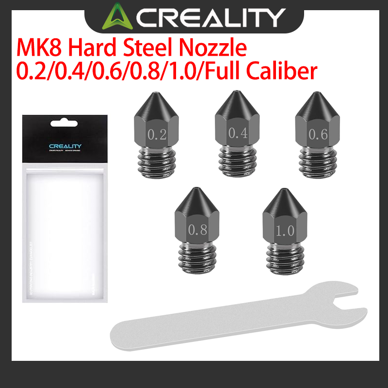 Hotend 0.4Mm - Официальные стальные сопла Creality MK8 0.2мм/0.4мм/0.6мм/0.8мм/1.0мм