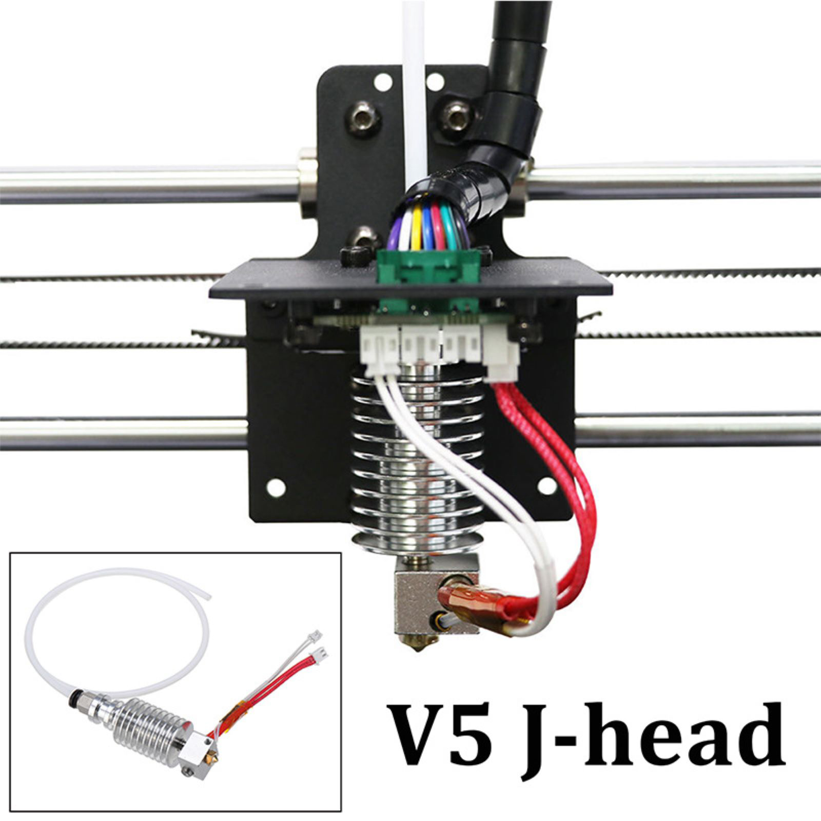 Комплект хотэнда V5 J-Head (1  – обзор и цена Hotend 0.4Mm