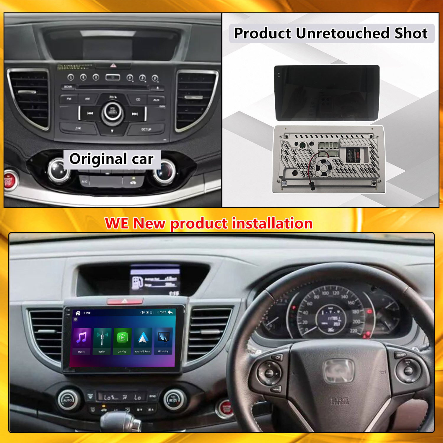 Модернизация радио для Honda C – обзор и цена Cr Touch