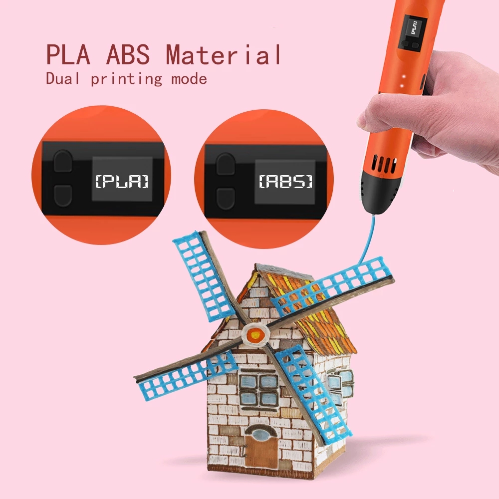 QCREATE Ручка для 3D-печати 1, – обзор и цена Abs Filament