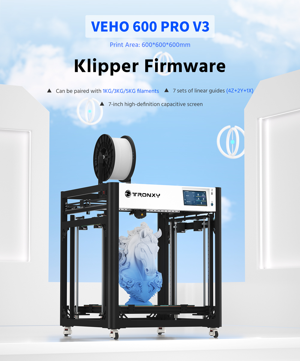 VEHO 600 PRO-V3 – 3D-принтер с – обзор и цена Corexy 3D Printer Kit
