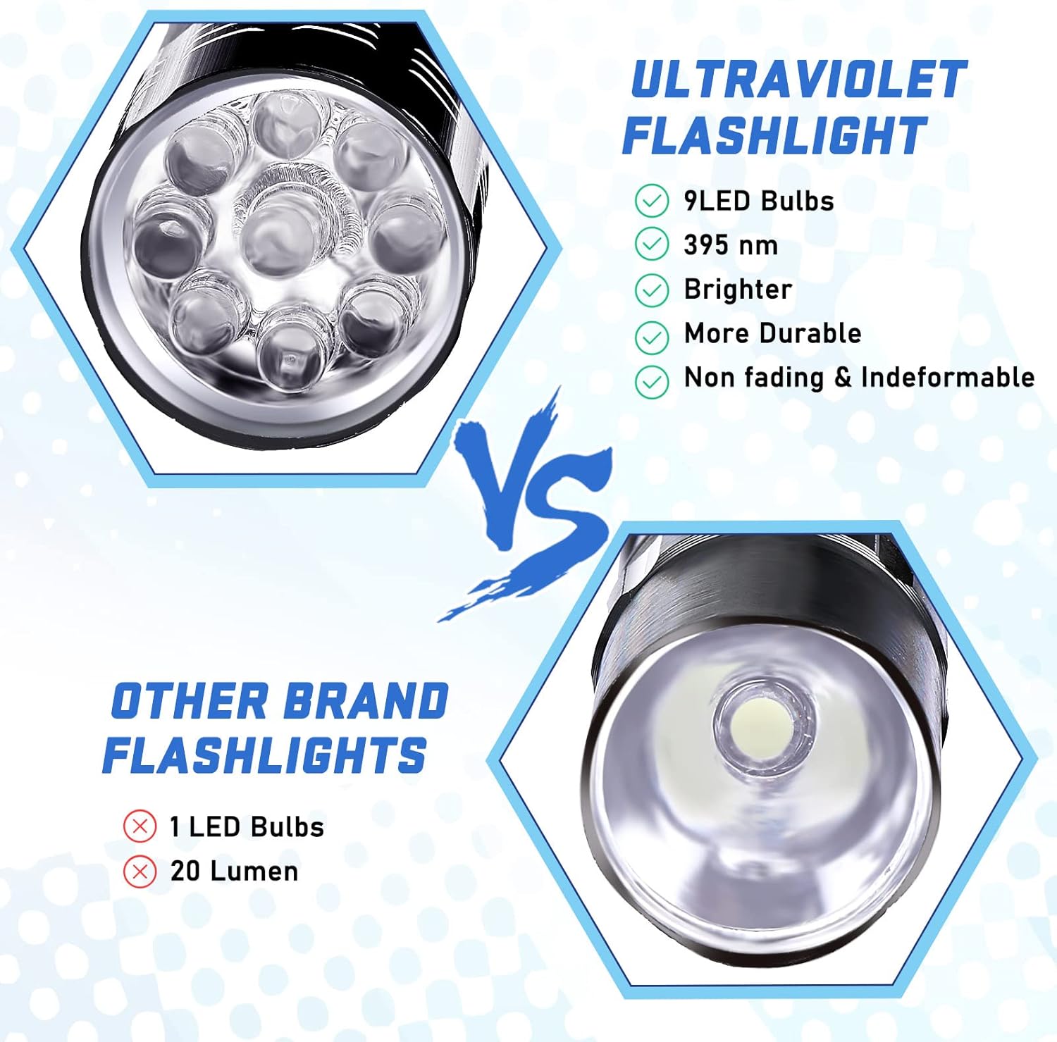 9LED фонарик УФ-лампа для отве – обзор и цена Uv Resin