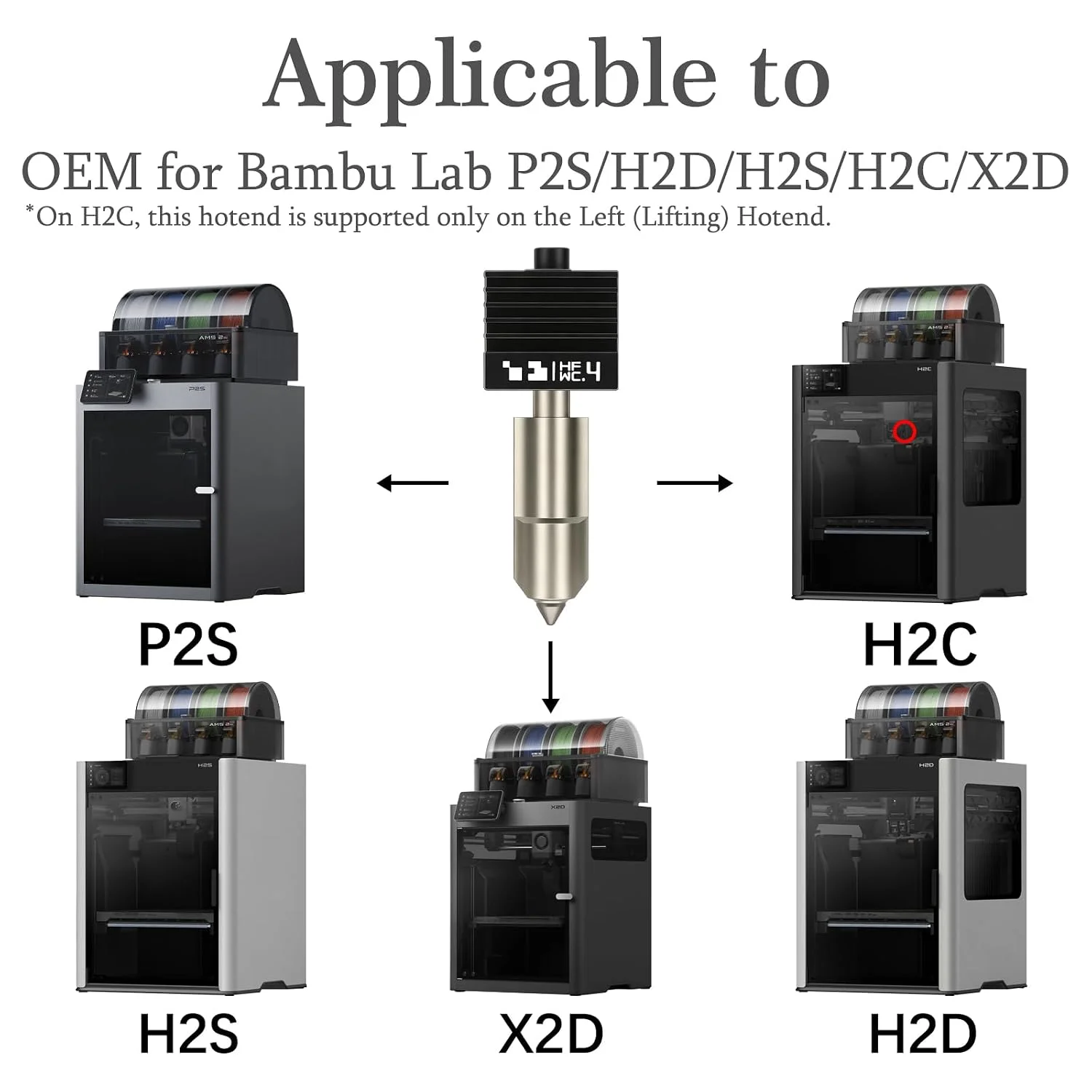 Для 3D-принтеров BambuLab H2D/ – обзор и цена Printer Nozzle